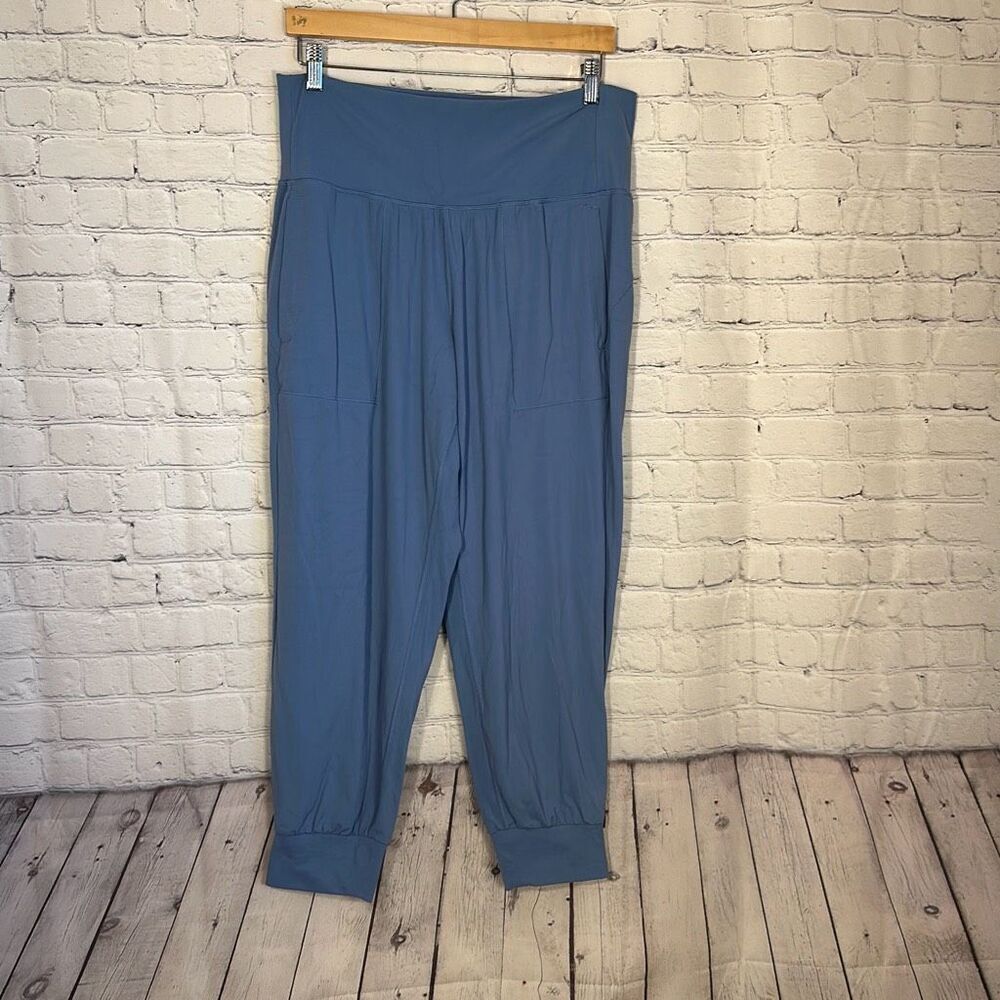 Athleta Salutation Jogger Blue Pants size 1X Pockets